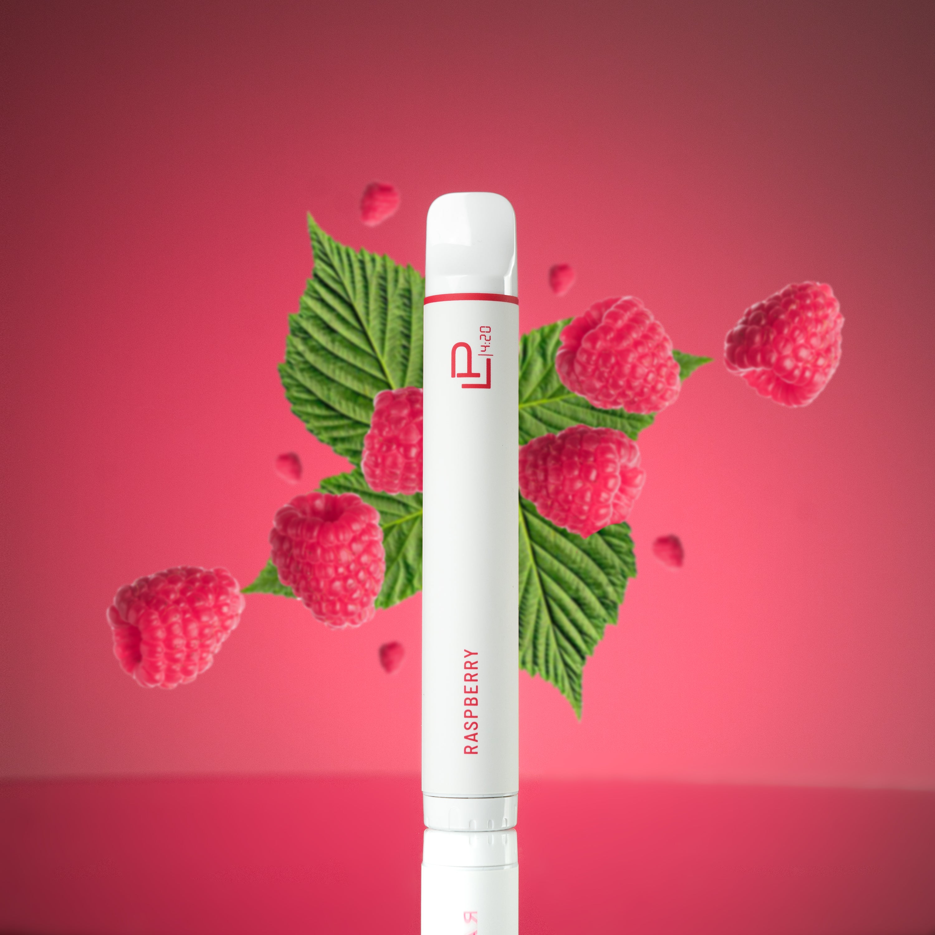 Einweg Vape mit Himbeergeschmack.